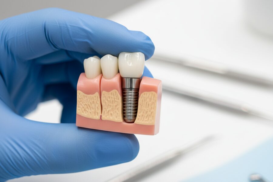 Example of dental implant model in Woodbridge VA