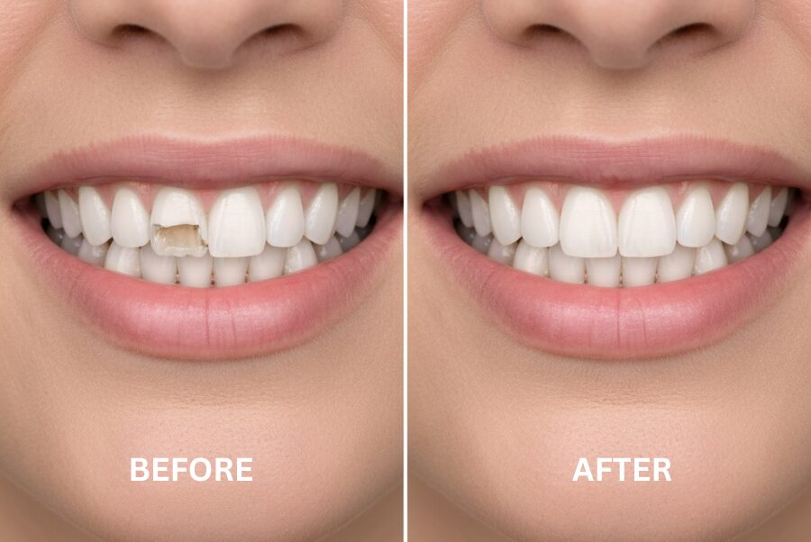 Natural-looking results of tooth bonding repair in Alexandria VA