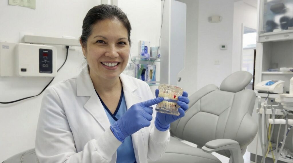 cosmetic dental options discussed during consultation in Woodbridge VA